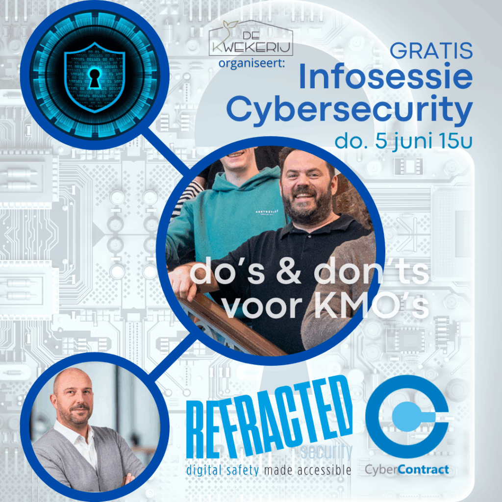 Infosessie Cybersecurity poster