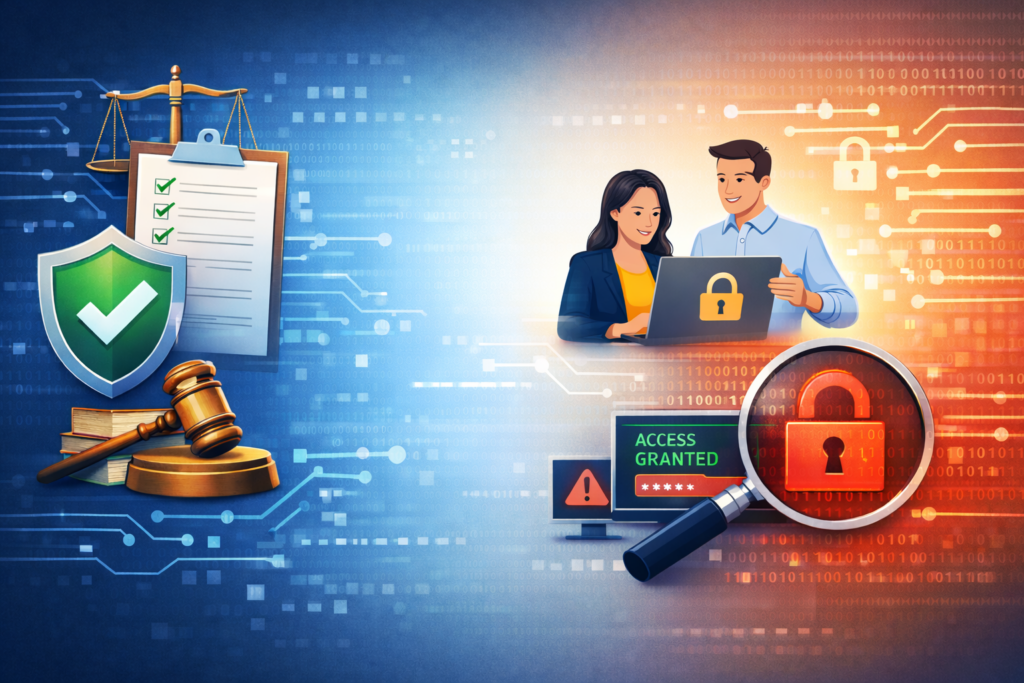 Visual on compliance and pentesting